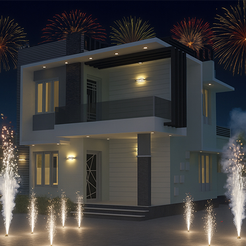 House Welcome Fireworks