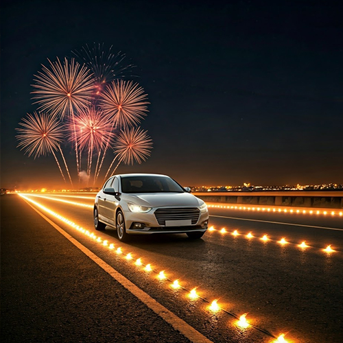Car Reveal Fireworks